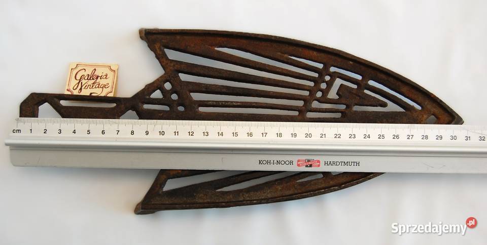 Stara żeliwna ażurowa podstawka pod żelazko Lublin