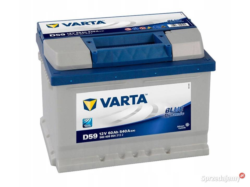 Akumulator Varta Blue D59 60Ah540A Łódź