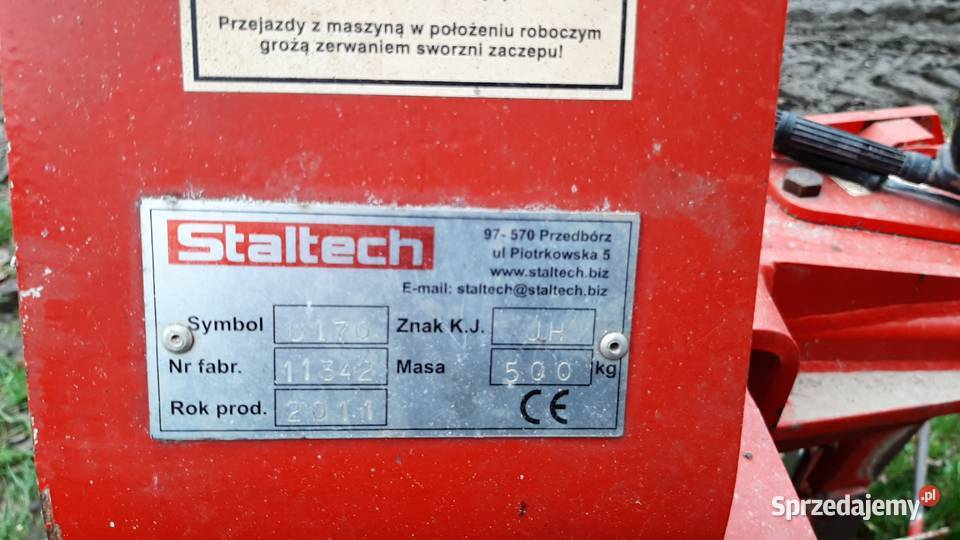 Pług jednobelkowy 4skibowy U170JH STALTECH
