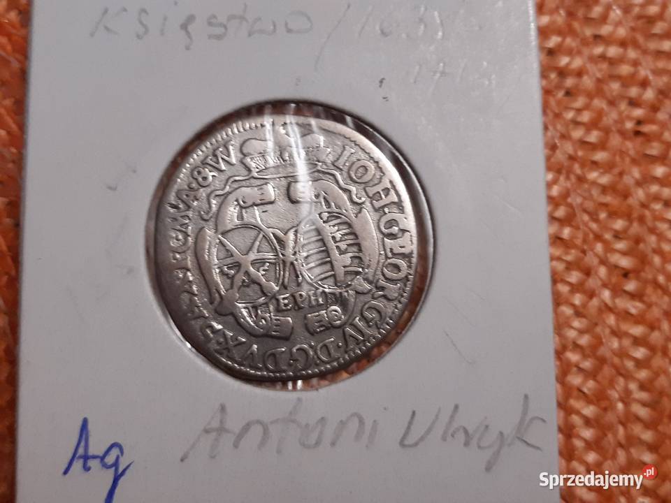 moneta niemiecka BrunszwikWolfenbuttel z 1694r Łomża