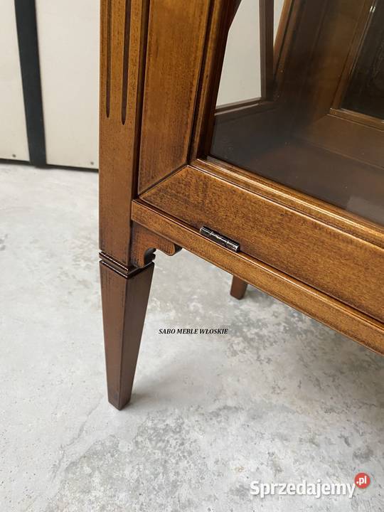 Klasyczna konsola szklana Selwa 13CS orzechowa podkarpackie