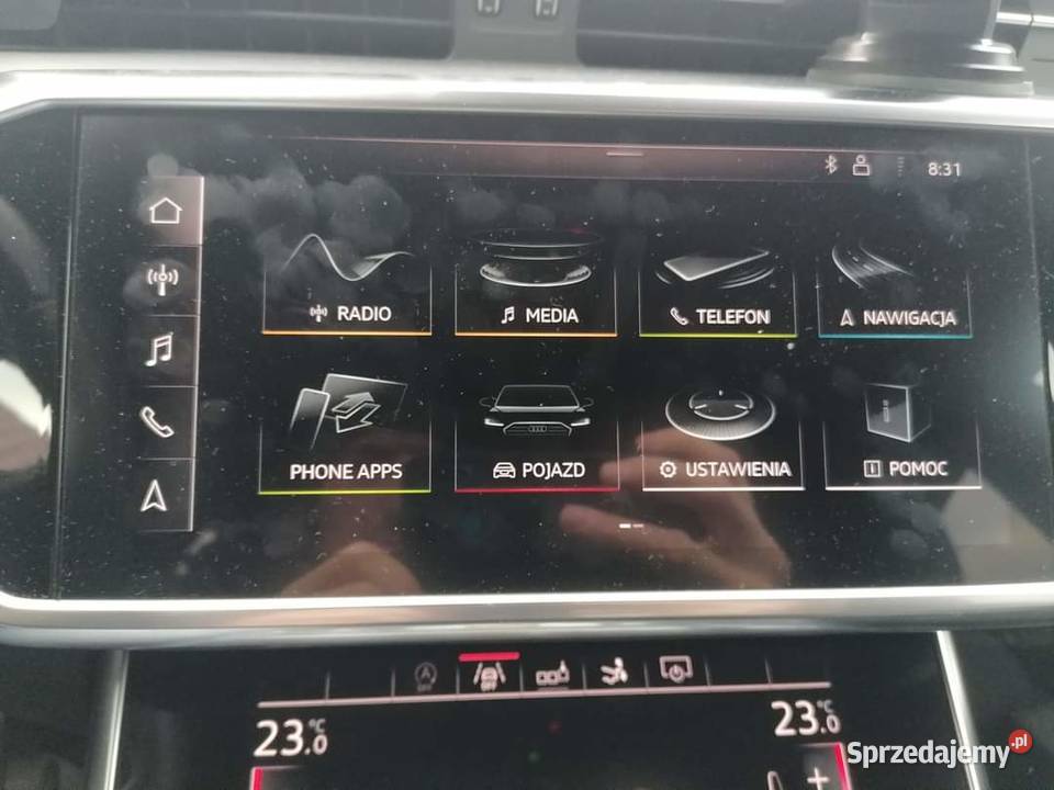 Porsche conversja z USEU menu mapa Carpely Ostrów Wielkopolski