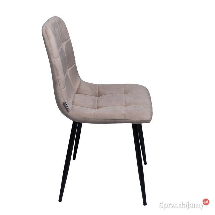 Zestaw 2 krzesło tapicerowane welurowe do salonu Poznań