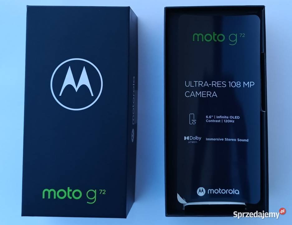 Smartfon Motorola g72 oled Polar Blue fabryczny lubelskie Dęblin