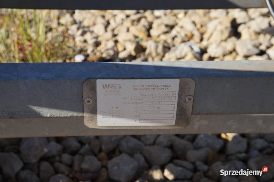 Przyczepa Wiola W 600 Tychy