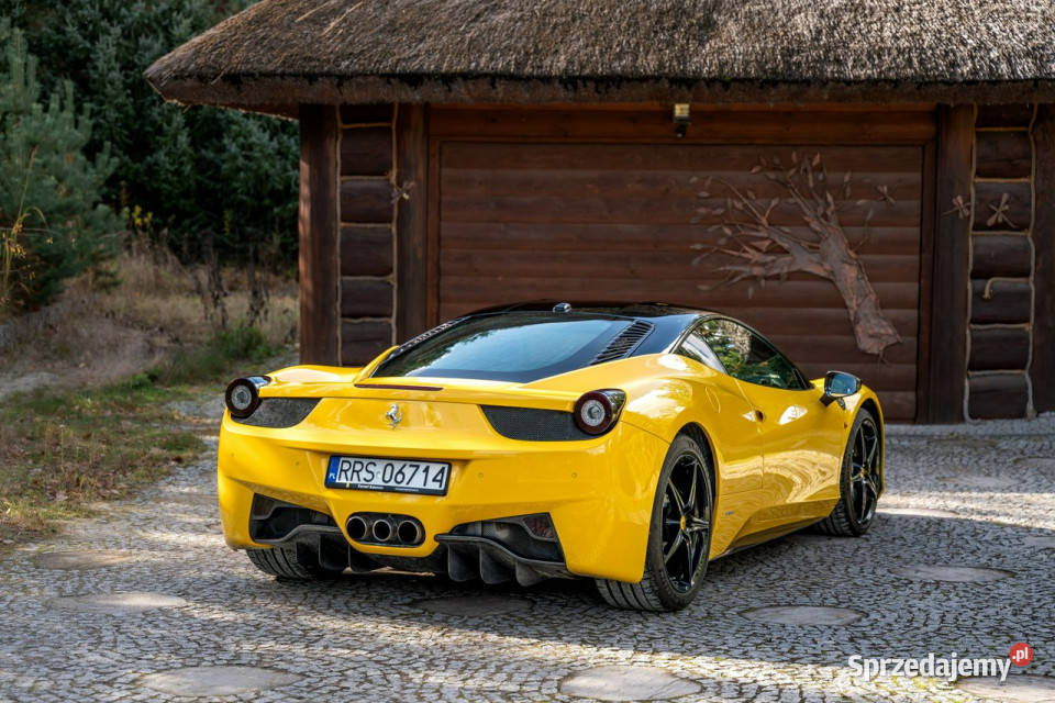 Ferrari 458 Italia 45 V8 569HP Pakiet Carbon żółty Ropczyce