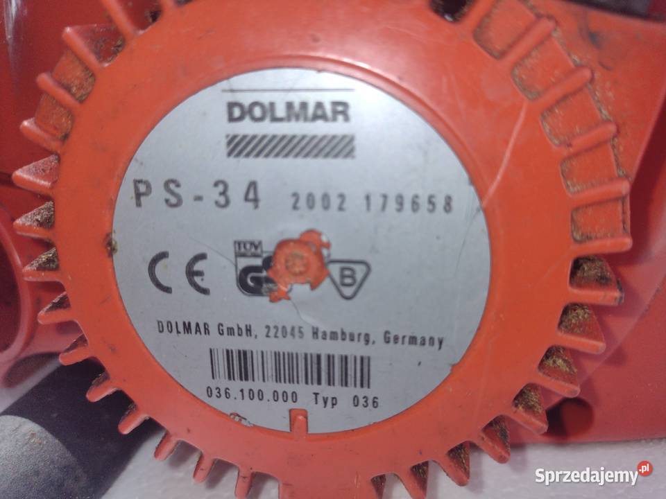 Pilarka spalinowa DOLMAR 34 części Sanok