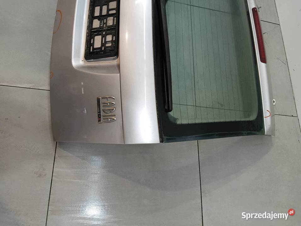 KLAPA TYŁ KOMBI SREBRNA Skoda Fabia I 19992007 sprzedam