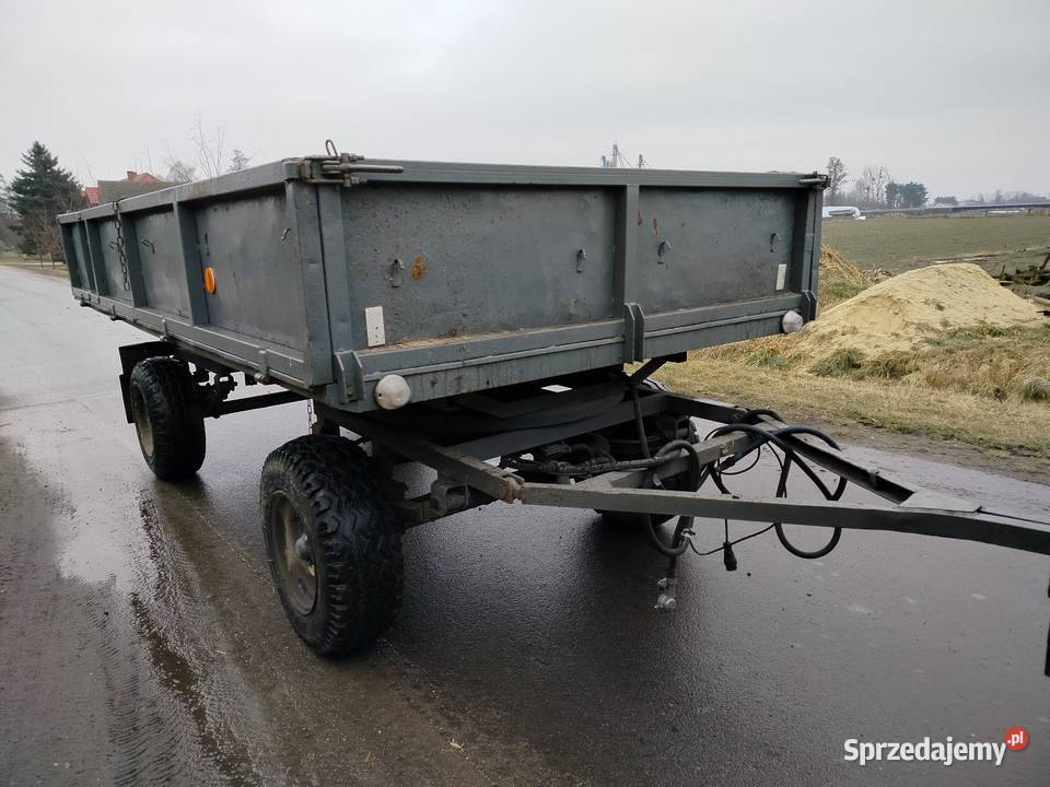 Sprzedam przyczepy wywrotki na bokinie Autosan nieuszkodzony wielkopolskie Wieczyn