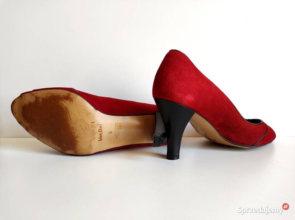 7266 VAN DAL ładne ciemnoczerwone skóra 395 opolskie Kędzierzyn-Koźle
