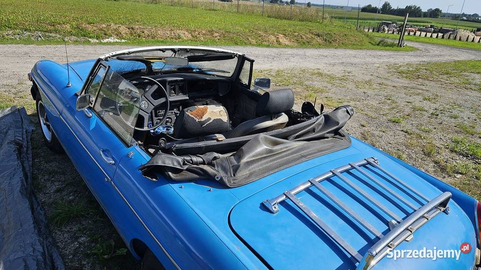 MG MGB Zabytkowe MG MGB uszkodzony warmińsko-mazurskie Iława