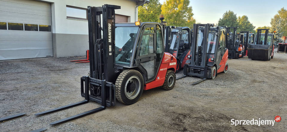 Terenowy wózek widłowy Manitou MSi35G Udźwig mazowieckie