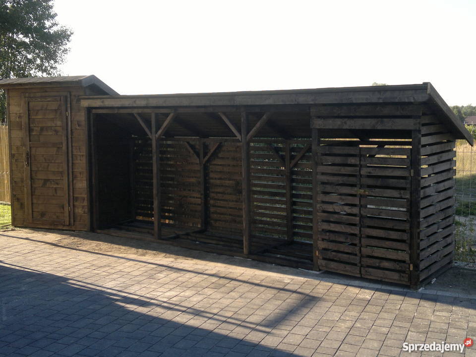 Drewutnia opał pomieszczenie na opał domek małopolskie Jordanów