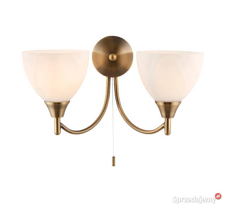 Anson Lighting Royal Antyczny mosiądz i szkło Bochnia