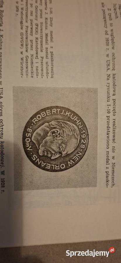 Katodowa ochrona metali I wydanie niski nakład wielkopolskie Łęczyca