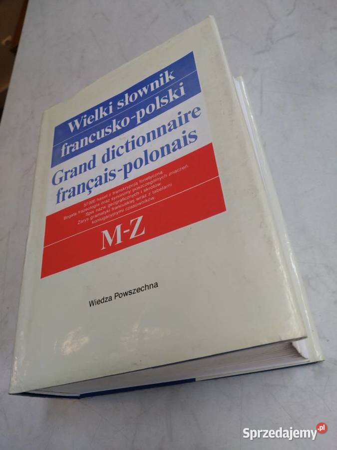 Wielki Słownik FrancuskoPolski WP Tom 2 MZ twarda z obwolutą