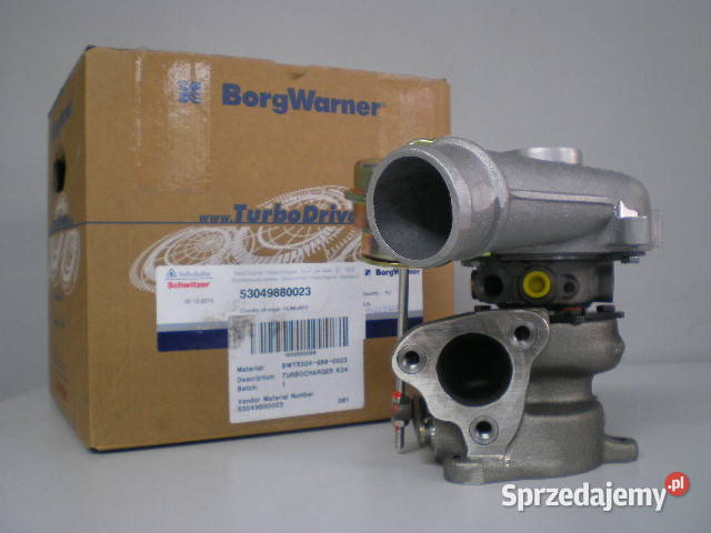 Turbosprężarka BorgWarner KKK 53049880023 Siedlce sprzedam