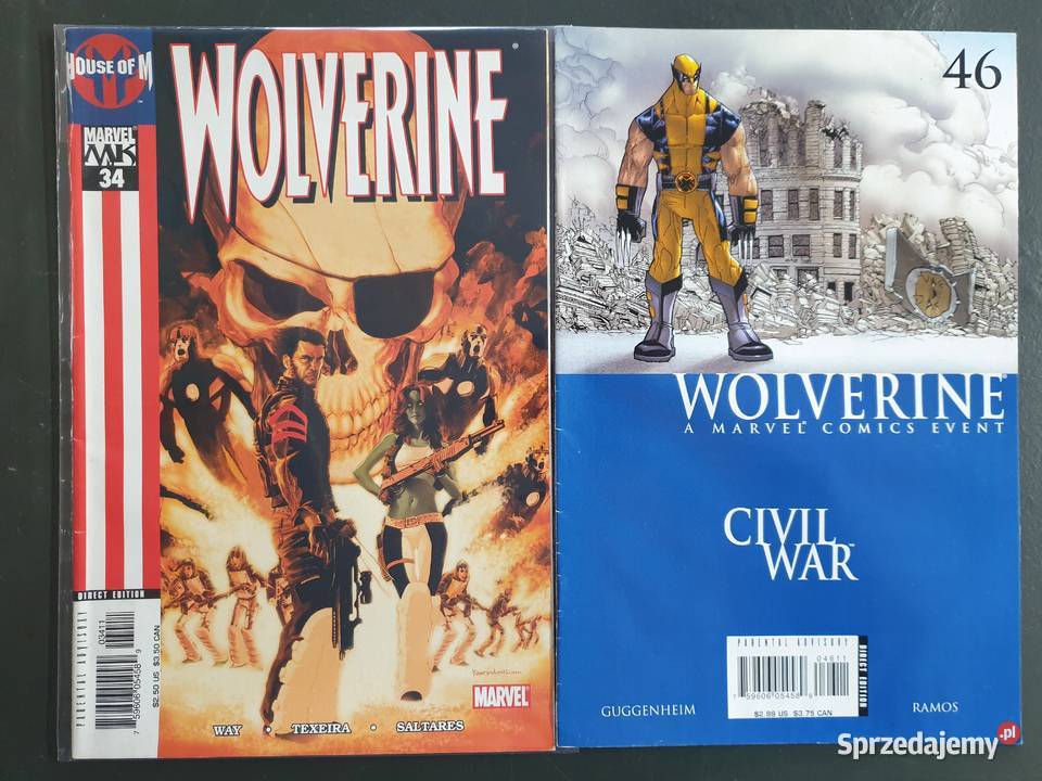 Wolverine zestaw 14 oryginalnych komiksów Marvel Komiksy Gdynia