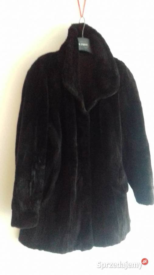 Kurtka futrzana damska czarna do sprzedania czarny Kraków