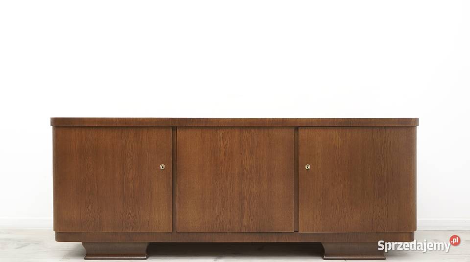Zabytkowa komoda z lat 40tych w stylu art deco Jerka