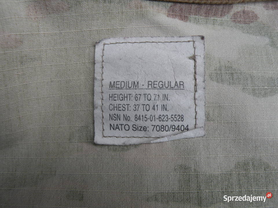 Bluza ACU multicam OCP medium regular DAMUDT Wrocław sprzedam