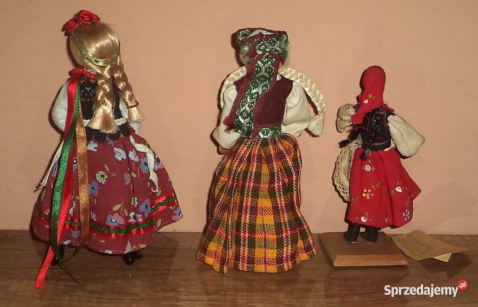 Lalka regionalna Cepelia Gromada 8 sztuk Piekary Śląskie