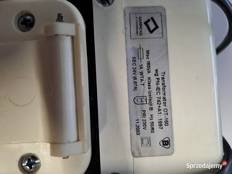 Transformator bezpieczeństwa OT160vA24V Bełchatów