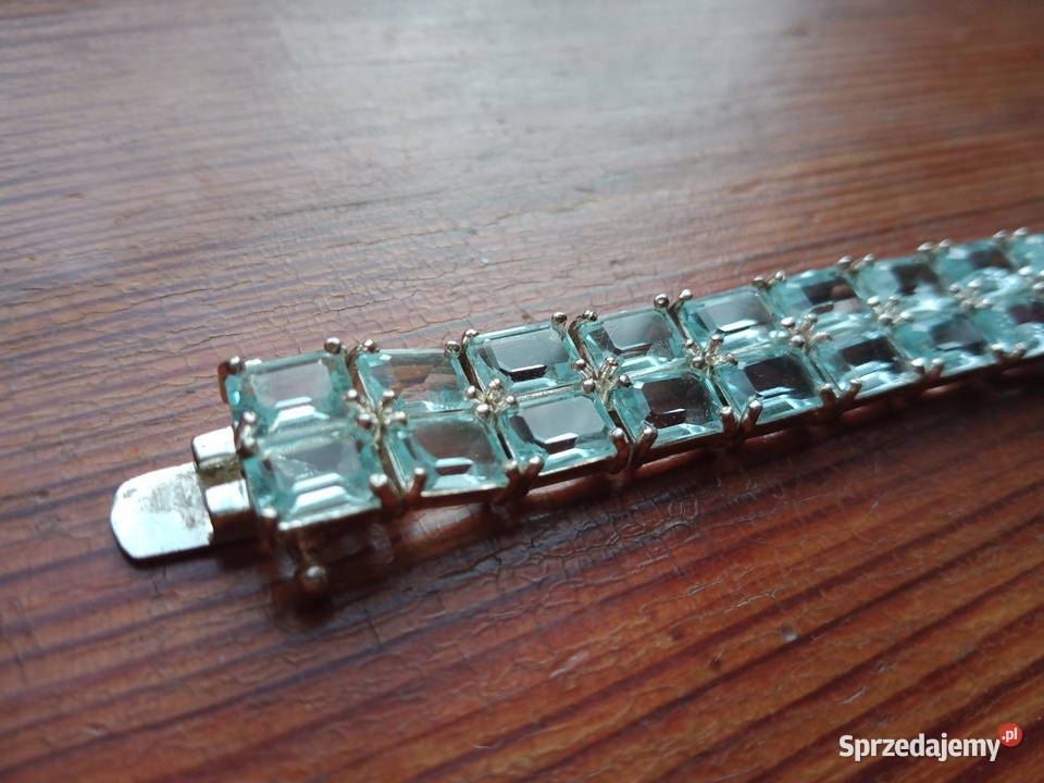 Bransoleta tenisowa posrebrzana bransoletka posrebrzane Wrocław