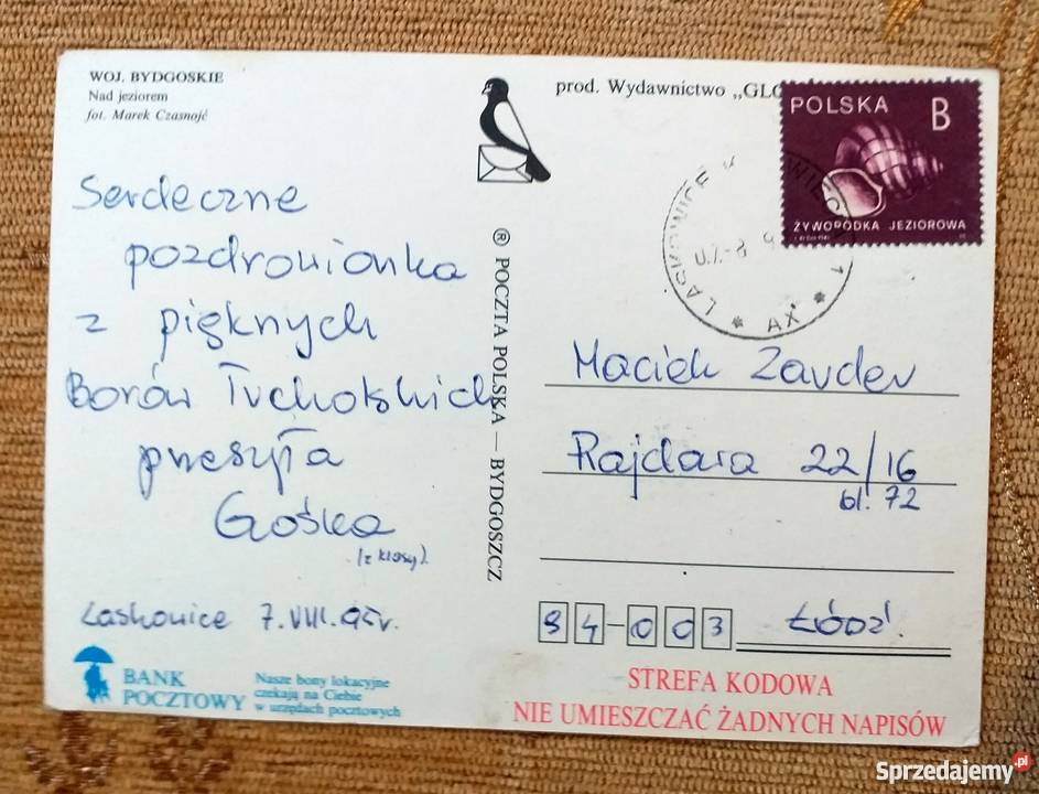 WIDOK NA JEZIORO O ZACHODZIE SŁOŃCA FOT MAREK Pocztówki i karty telefoniczne Piszczac
