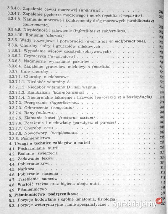 Choroby nutrii Witold Scheuring lubelskie Chełm