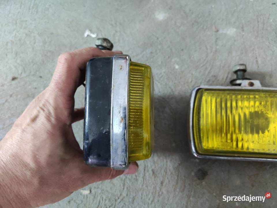 Halogeny żółte retro cccp Wołga Lada Niva Kraków