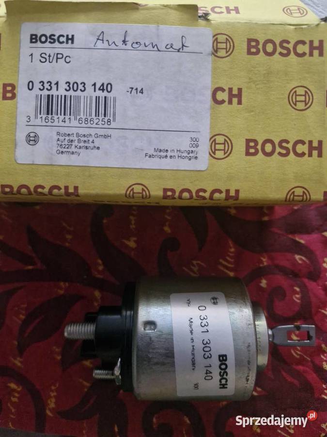 Włącznik elektromagnetyczny rozrusznika Bosch Stoczek Łukowski sprzedam