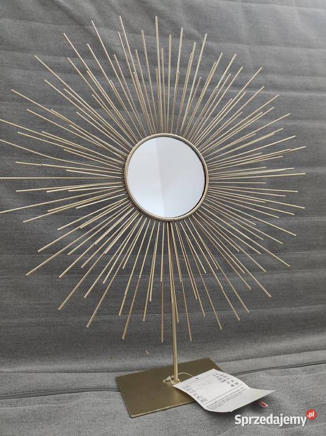 Nowe metalowe lusterko dekoracyjne Łódź