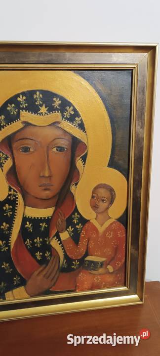 Obraz olejny Czarna Madonna Matka Boska