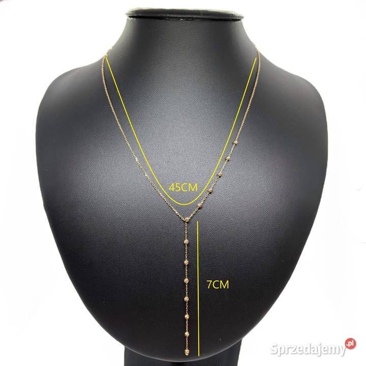 Złota Celebrytka Próby 585 206g Długość 485 Biżuteria Elbląg