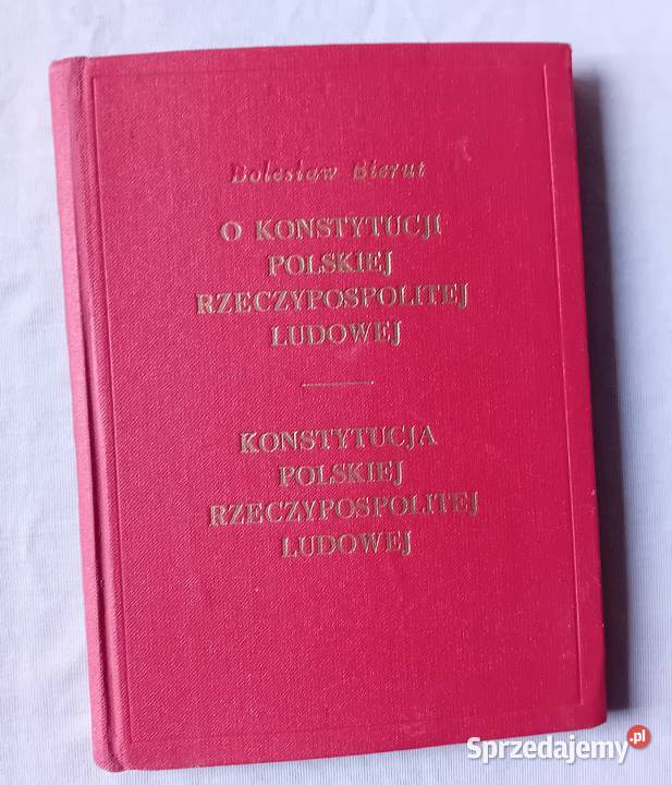 Bolesław Bierut O Konstytucji Polskiej Koźminek sprzedam