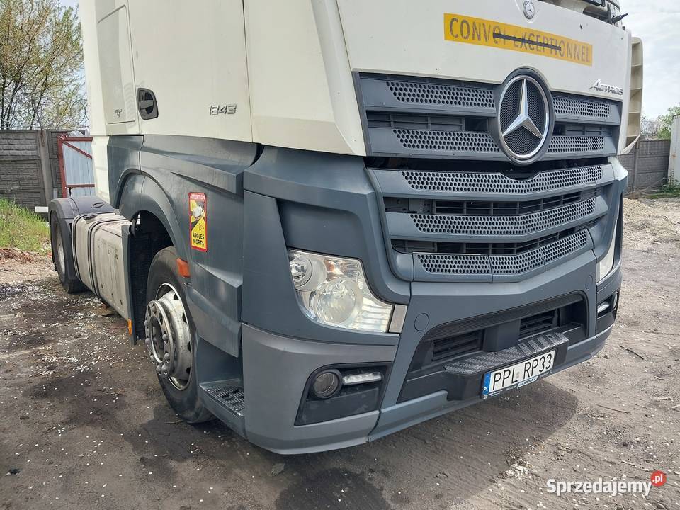 Ciągnik siodłowy Mercedes Actros MP4 1843 euro6 wielkopolskie Pleszew
