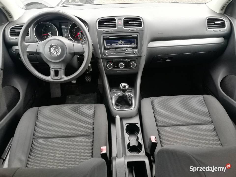 Volkswagen Golf VI 14 MPI czarny Golf Kalwaria Zebrzydowska