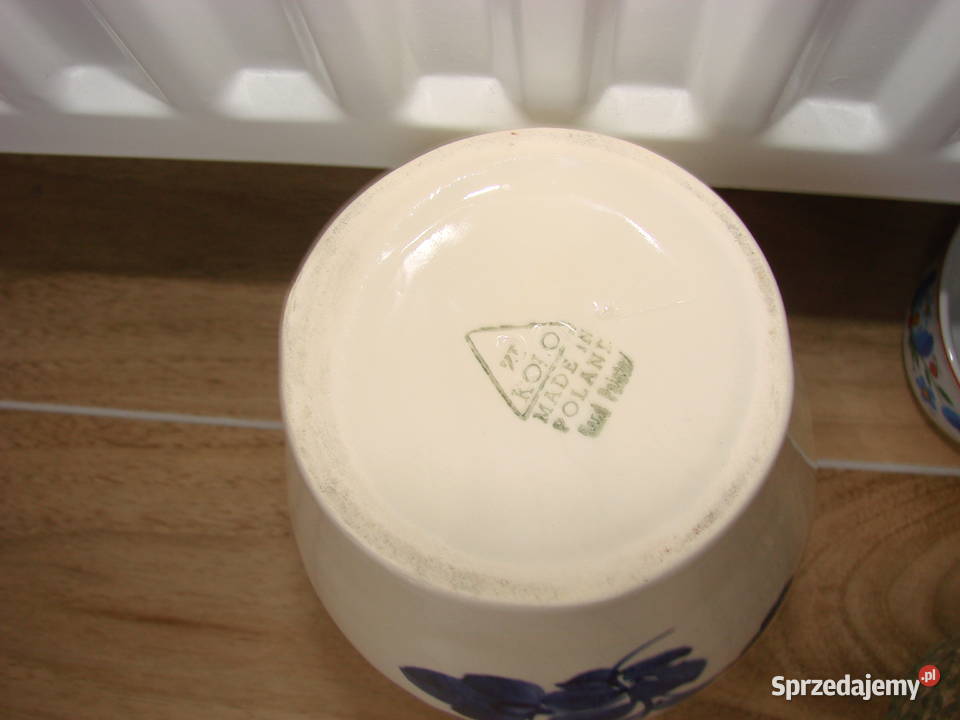 ZF Koło fajansowy dzbanek PRL Pruszcz Gdański