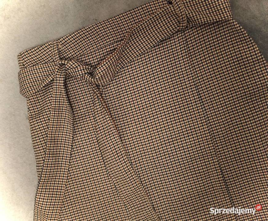 Beżowobeżowa spódniczka mini Sinsay XXS Nysa