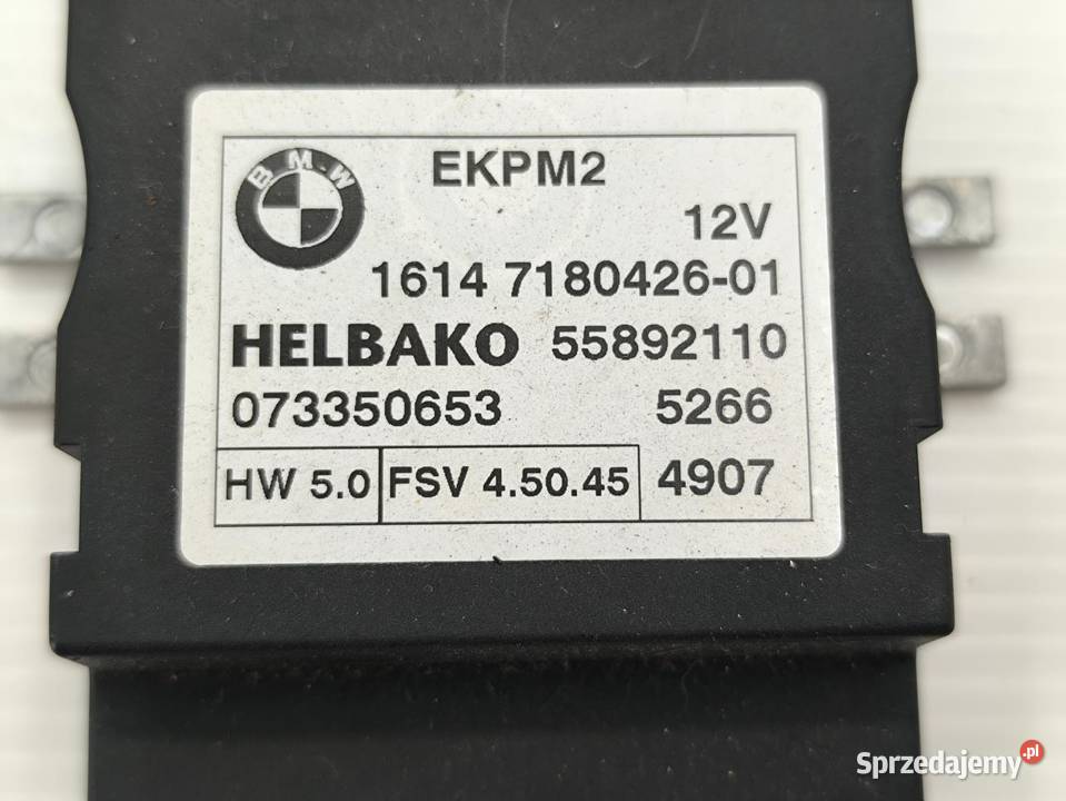 MODUŁ STEROWNIK POMPY PALIWA BMW 1 E87 E81 LIFT osobowe