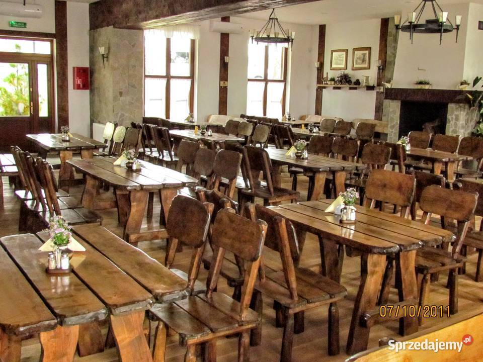Komplet mebli do restauracji pizzerii baru pubu Gastronomia Chrząstowice