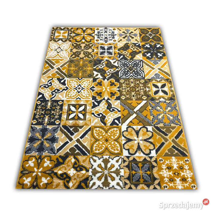 NOWOCZESNY DYWAN 120X170 CARLO 3754 MUSTARD