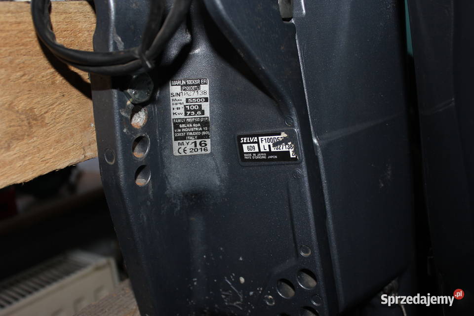 silnik zaburtowy Selva Marlin Yamaha f 100 sprzedam