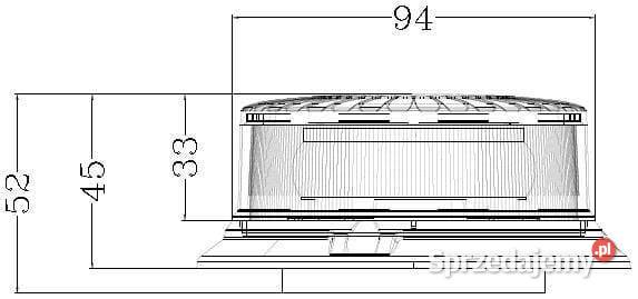 Lampa błyskowa LED LP na magnes LA20082 Kamionna