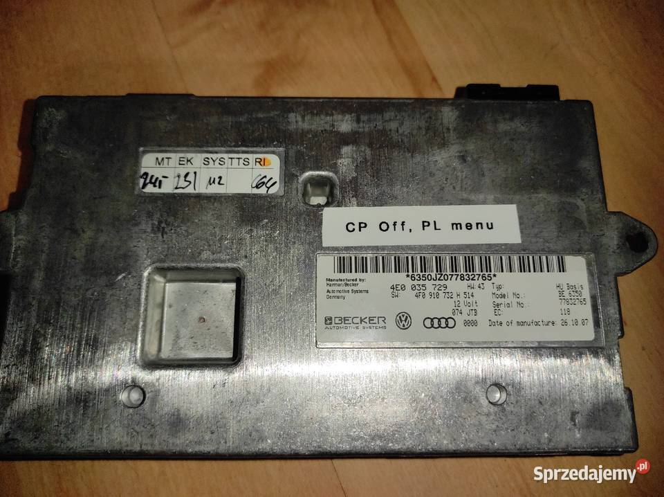 4F0910732H4E0035729 MMI2G Audi A4 A5 A6 A8 Q7CP Pozostałe sprzedam