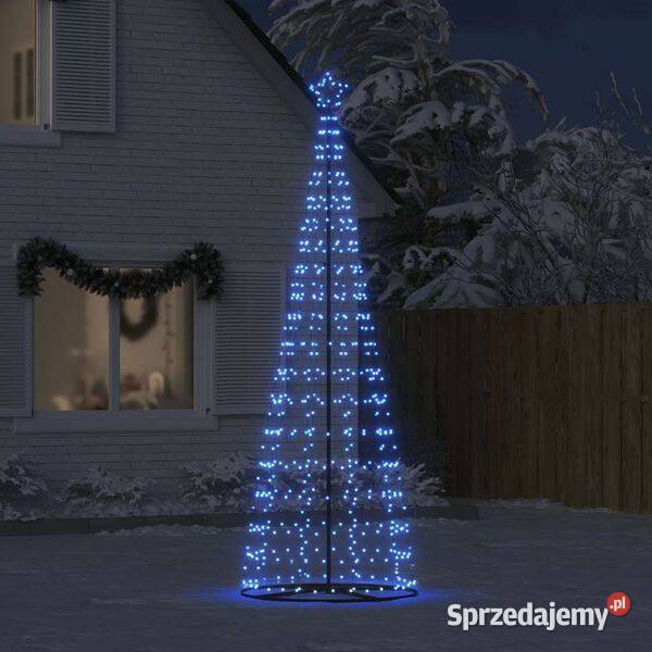 vidaXL Choinka LED 550 diod LED Niebieski 304