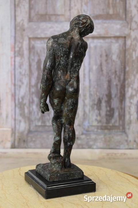 wg Auguste Rodin Adam Posąg Akt Mężczyzny Sygn Kraków