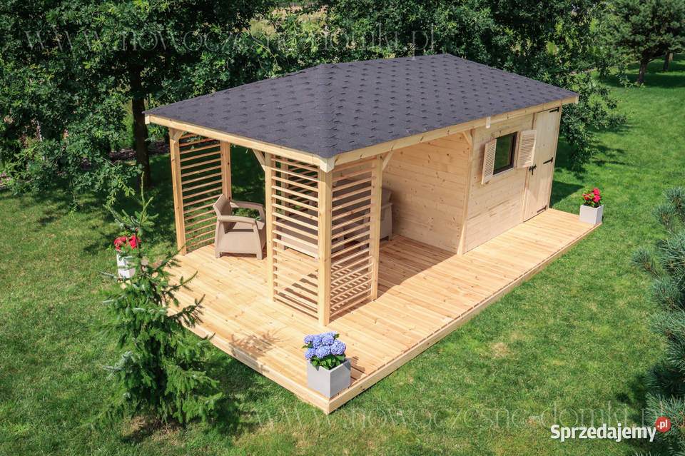 Domek narzędziowy ogrodowy La Mare 1 wym 3x6 z Architektura ogrodowa Goczałkowice-Zdrój