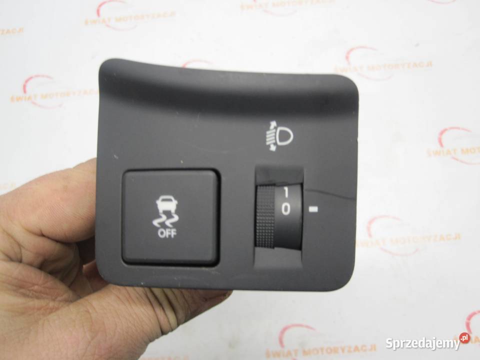 KIA SOUL 09r przełącznik regulacji świateł osobowe